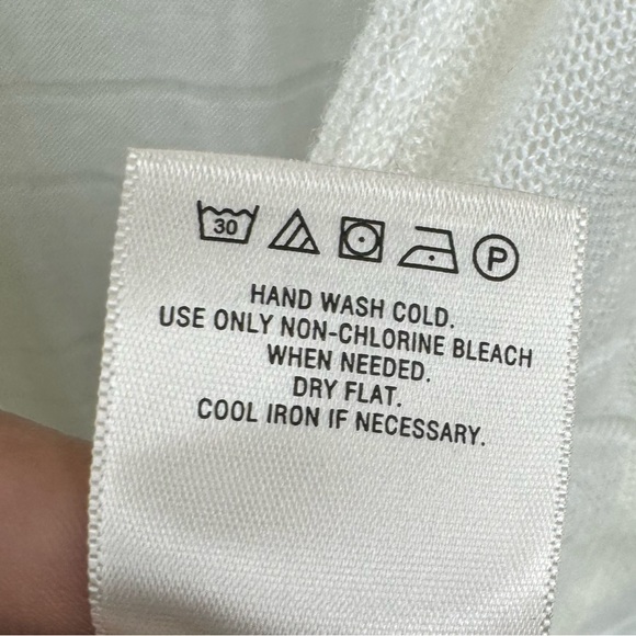 Anthropologie Moth Longline Lightweight Cream Cardigan Sweater Size Small - Picture 6 of 7